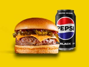 Burger + Pepsi
