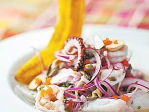 Porção Ceviche de Polvo