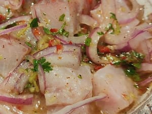 Porção Ceviche de Tilapia